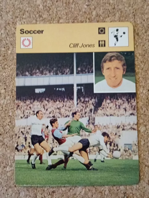 Editions Rencontre Sportscaster 1978 (UK) Soccer Football Cliff Jones Tottenham