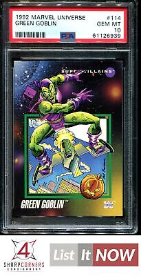 1992 Marvel Universe #114 Green Goblin Psa 10 A3442069-939
