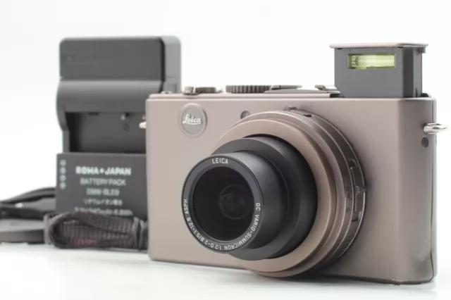 [Near Mint+++] Leica D-LUX4 10.1MP Compact Digital Camera Titanium from Japan