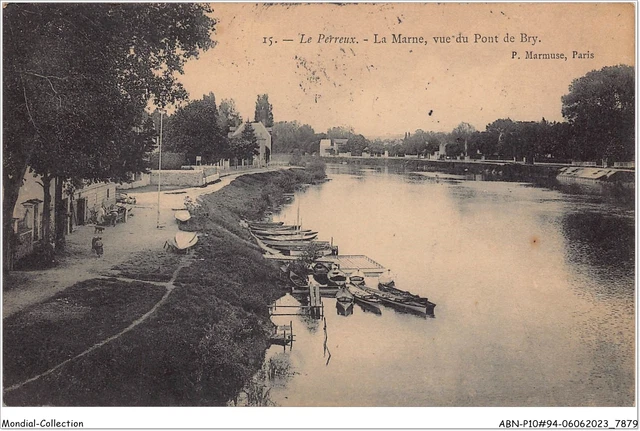 ABNP10-94-0869 - LE PERREUX - la marne - vue du pont de BRY