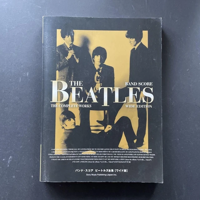 BAND SCORE: THE Beatles Complete Works Wide Edition $122.68