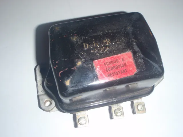 NOS DELCO REMY 6 Volt Voltage Regulator 1940s 1950s 6V - Corrosion Resistant 2