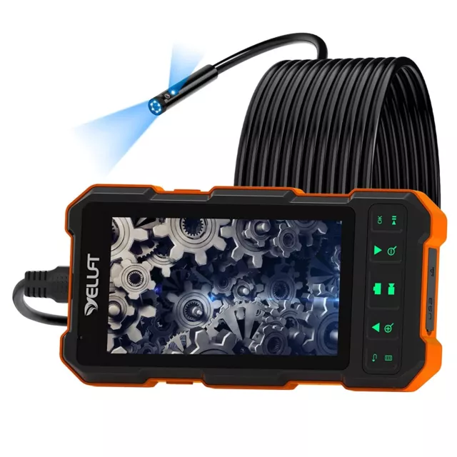 YELUFT 1080P HD Borescope Inspection Camera Dual Lens Pipe Plumbing Camera USA