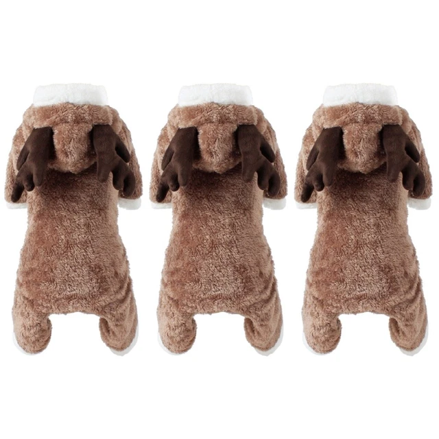 Haustier Kostüm Hund Weihnachtsanzug Hund Elch Kostüm Hund Jumpsuit Haustier