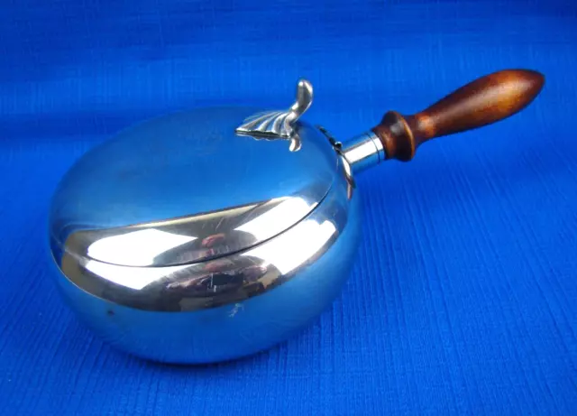 Poole Silver Co Silent Butler Table Crumber with Wood Handle