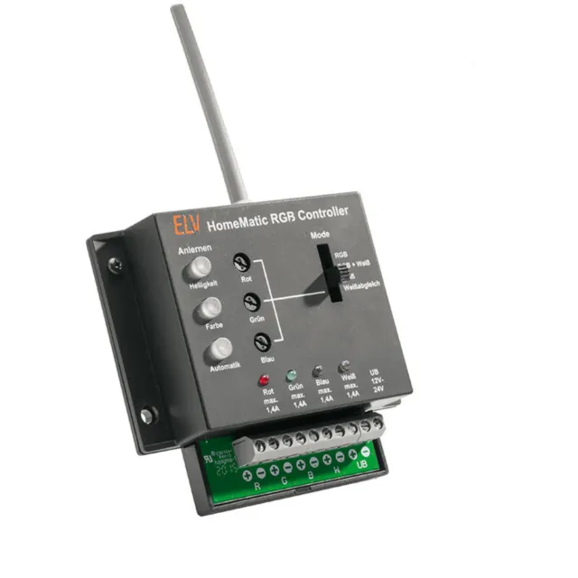 ELV Homematic Bausatz Funk-RGBW-Controller HM-LC-RGBW-WM, für Smart Home / Hausa