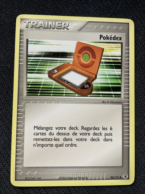 Pokedex Unco - Pokemon 96/112 Ex Red Light Green Near Leaf New Fr