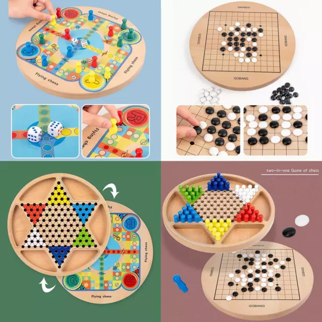 Wooden Chinese Checker Game 1 Chinese Checkers, Wooden Board Game, Family Board