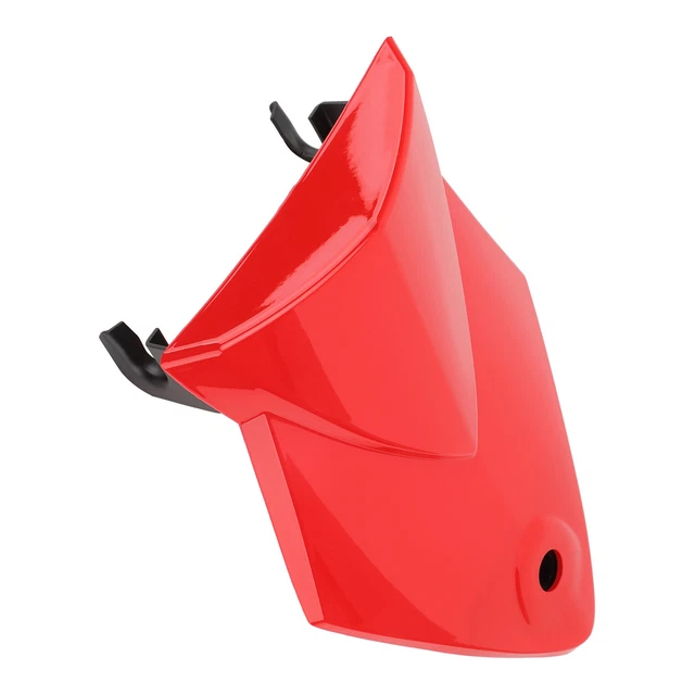 (Red)Rear Fairing Cover High Strength Passenger Cover Break Resistant
