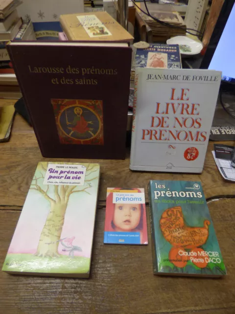 Lote De 5 Libros En Las Nombres - El Elegir D'Un Nombre