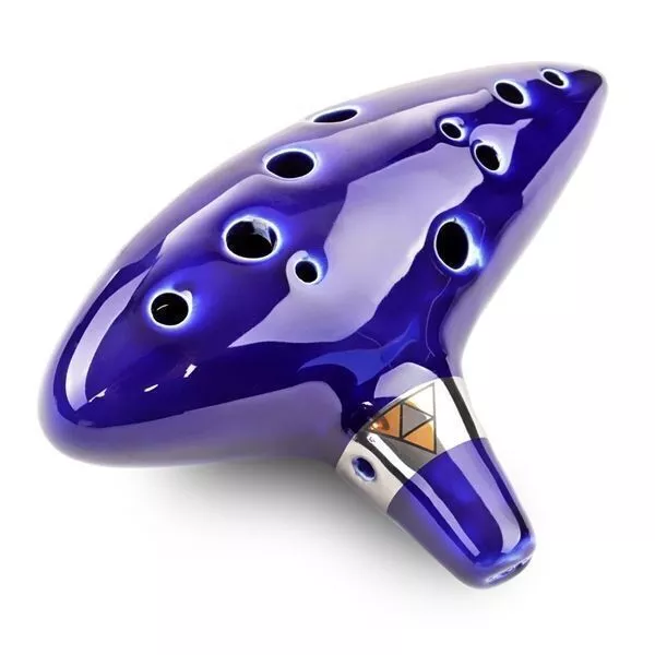 12 Loch Ocarina Keramik Alto C Legend Of Zelda Ocarina Flöte Mit Liederbuch DE 3