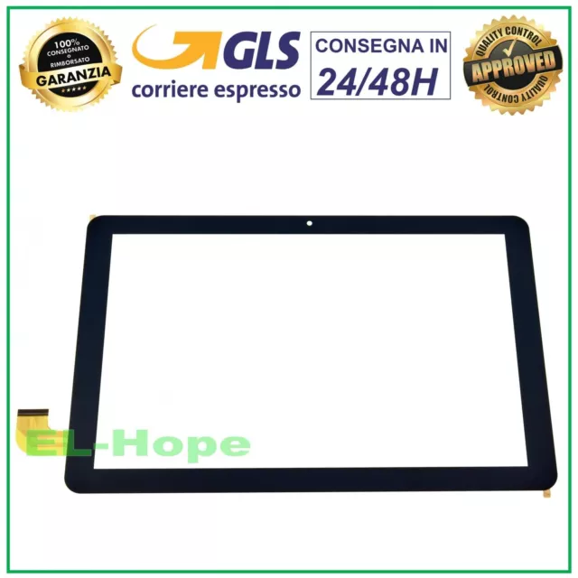 Touch Screen Vetro Mediacom Smartpad 10 Eclipse M-Sp1Aec M-Sp1Bec Nero