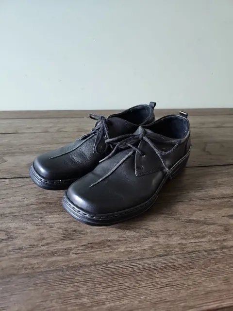 Josef Seibel womens 7.5 (EU38) Trisha (193941) black Leather Oxford Shoe lace up