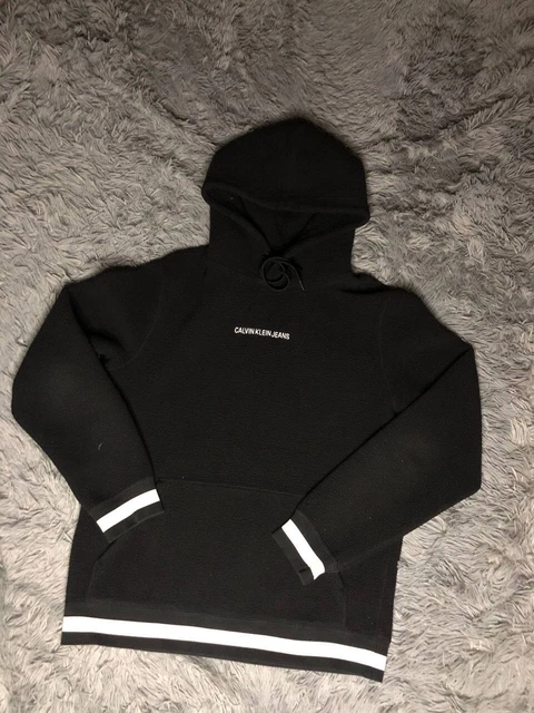 Calvin Klein Jeans Sherpa Black Hoodie Man Size