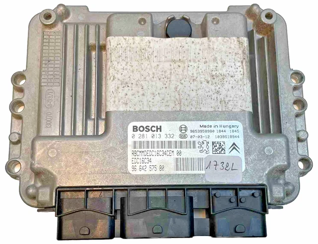 Calculateur Moteur (ECU) Bosch 0281013868 Pour Peugeot/Citroën 1.6L HDI - à Décoder, Occasion