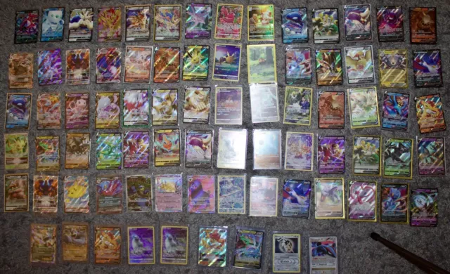 Pokemon Karten 100 Stück - Seltene/Holos/Ex/ V/GX/VMAX GARANTIERT !