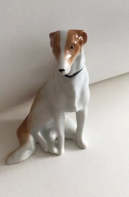 Fritz Pfeffer Gotha Porcelain Russian Wolfhound Borzoi Vintage Germany