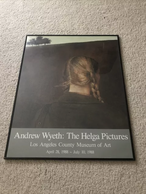 Andrew Wyeth: The Helga Pictures LA Co. Museum Of Art April 28 1988 Poster