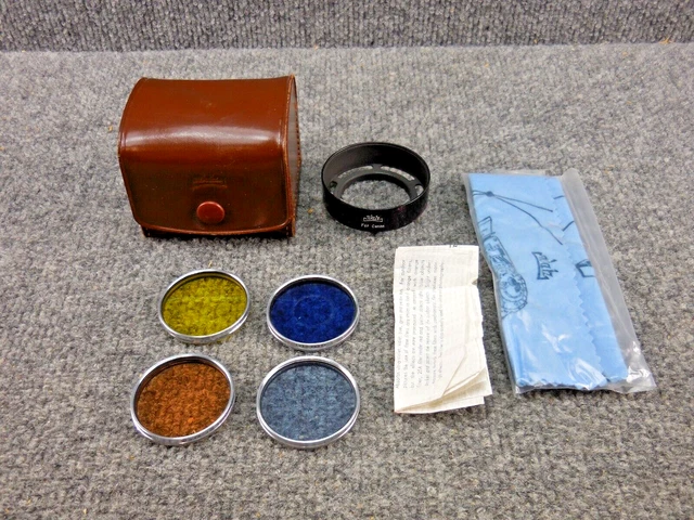 Vintage Walz 40mm Coated Filters for Color Films Fits Canon
