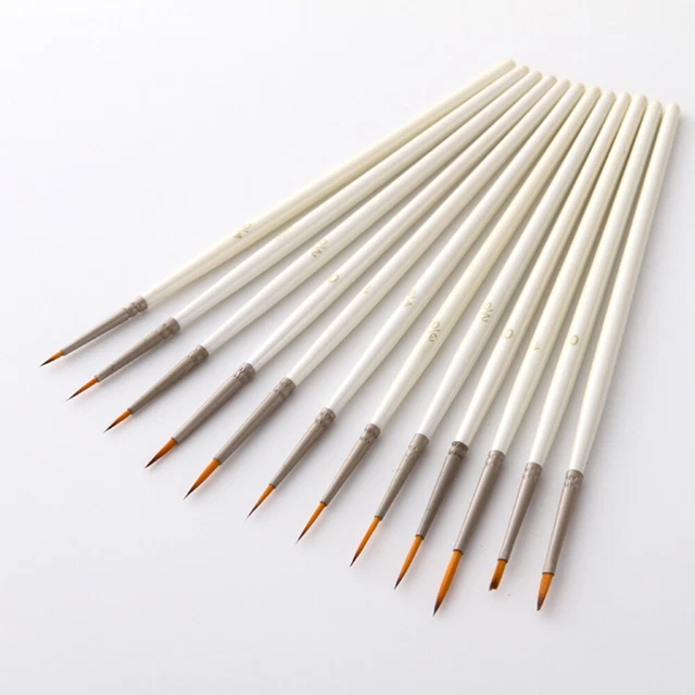 Kit profesional de 12 PIEZAS pinceles de pintura al óleo pincel de pintura lavable artista