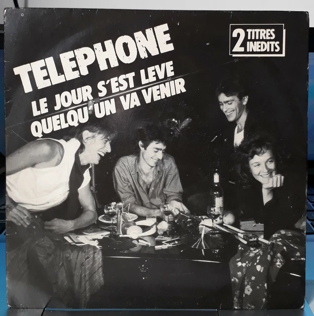 Telephone, je jour s'est leve / quelqu'un va venir, SP - 45 t 90231 1985 virgin