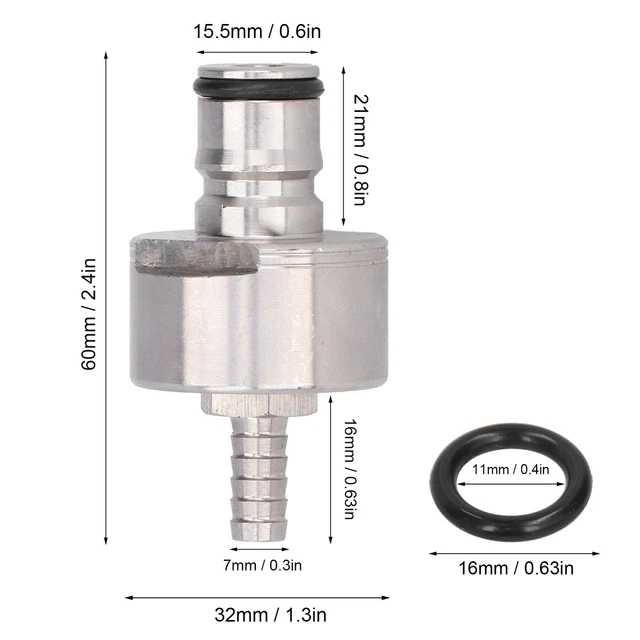 (1 Sold)Accessoire De Brassage Bouchon De Carbonate Bouchon De Carbonatation