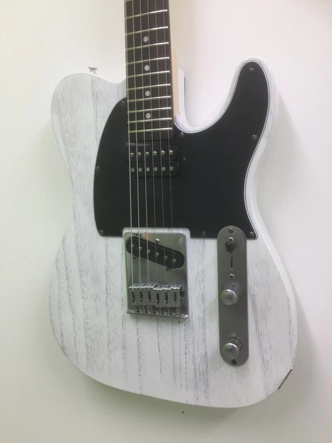 WR Guitars Drift-O-Caster White Open Grain aged/relic Telecaster