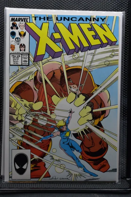 Uncanny X-Men #217 Direct Marvel 1987 Chris Claremont Juggernaut Dazzler 9.0