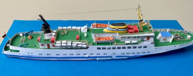 MS FUNNY GIRL Seebäderschiff als Kartonmodell