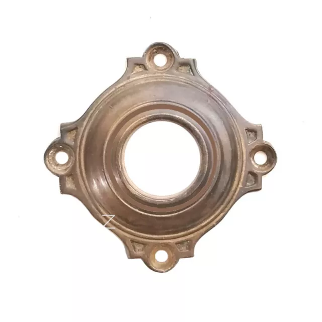 Drückerrosette antik Gründerzeit alt Messing Türdrücker 16.2mm