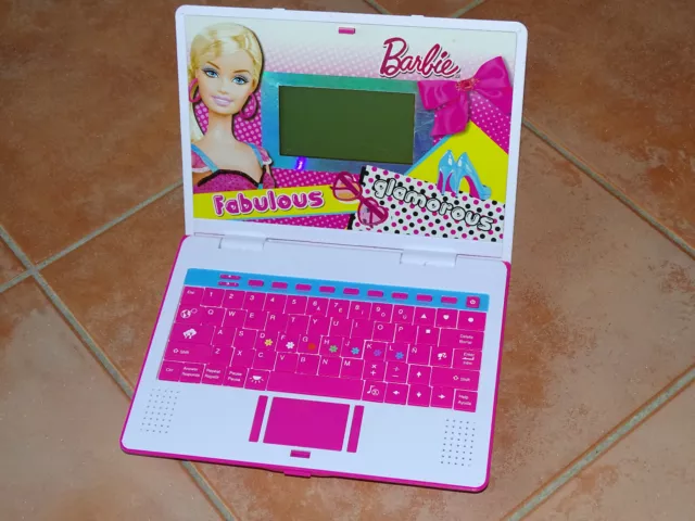 Official Barbie Oregon Scientific B-Book Learning Laptop