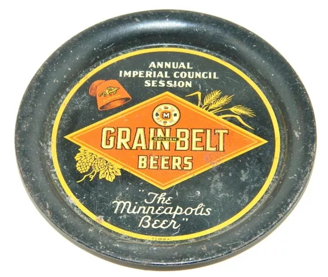 Golden Grain Belt – The Minneapolis Beer Tip Tray – Nice Used  Condition