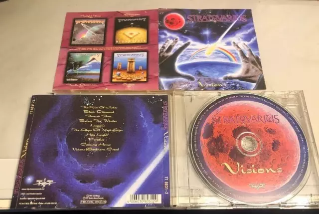 Stratovarius - ''Visions'' - Rare Suomi Power Metal Cd 1997