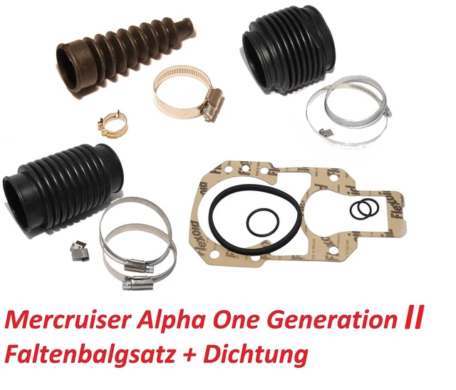 Kit De Soufflet D'hélice Pour Propulsion Mercruiser Bravo Modèle II - Neuf