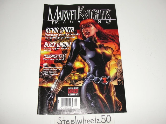 Marvel Knights Magazine #2 Comic 2001 Reprints Daredevil #2 Black Widow Punisher