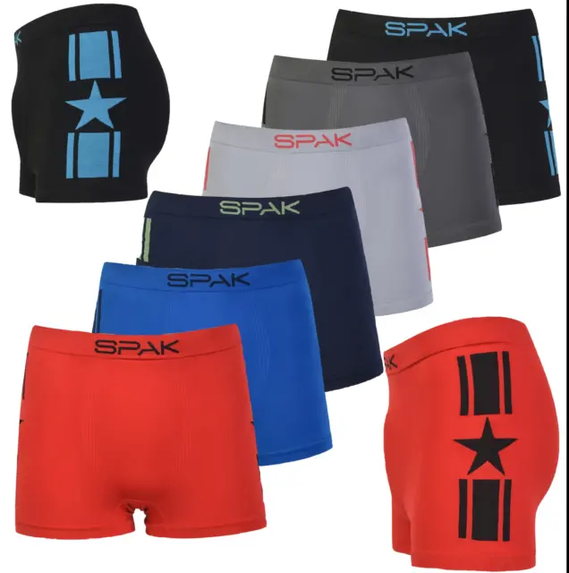 6 Pack Boxer Briefs Men Performance Sports Underwear Cool Quick Dry Waist 