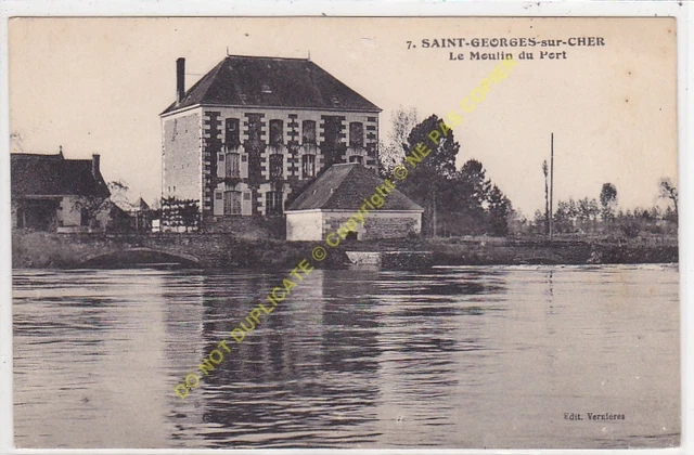CPA 41400 St Georges On Dear the Mill Du Port Edit Vernieres ca1935