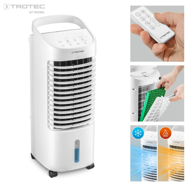 TROTEC Raffreddatore d'aria e termoventilatore PAE 19 H | Filtro dell'aria