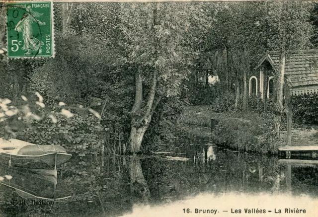 Carte BRUNOY Les Vallées La Rivière