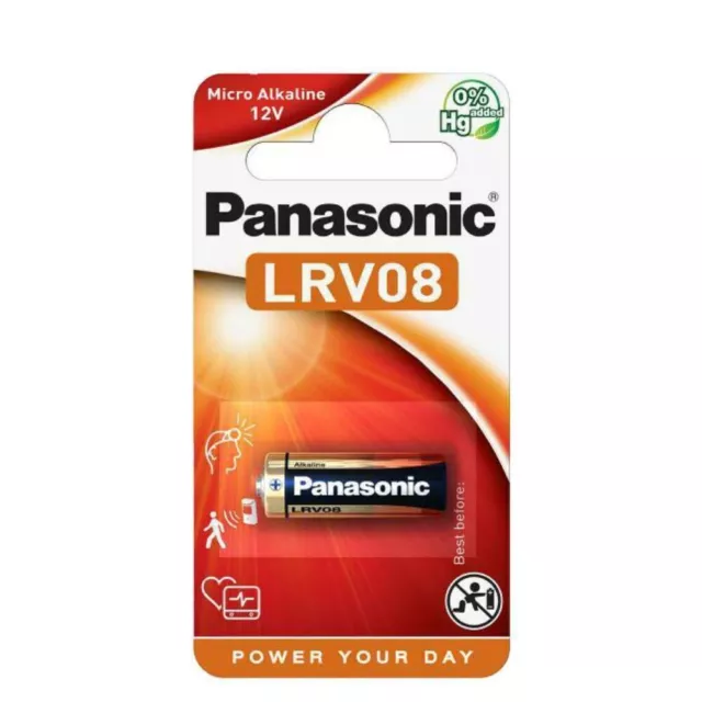 Panasonic Cell Power Alkaline 23A LRV08 MN21 Batterien 12V 23GA E23A