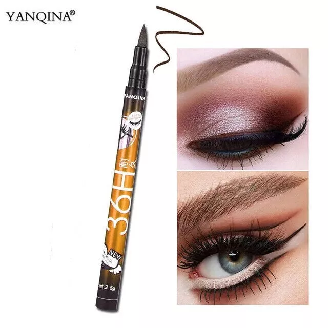 eyeliner feutre 36 H marron waterproof Effet tatouage sans bavure