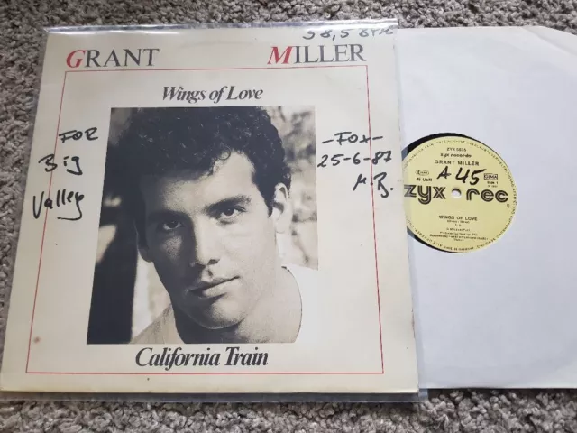 Grant Miller - Wings of love 12'' Italo Disco Vinyl