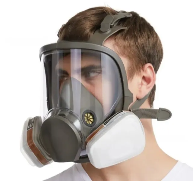 Maschera Protettiva 6800 Copertura Facciale per Verniciatura Anti Gas