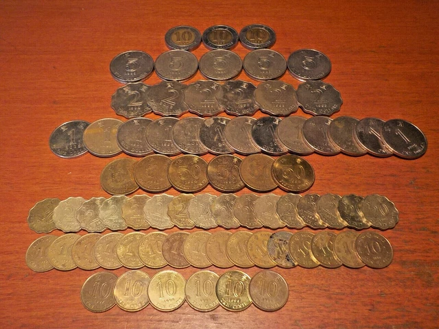 Mixed Lot of Circulated Coins from Hong Kong  2