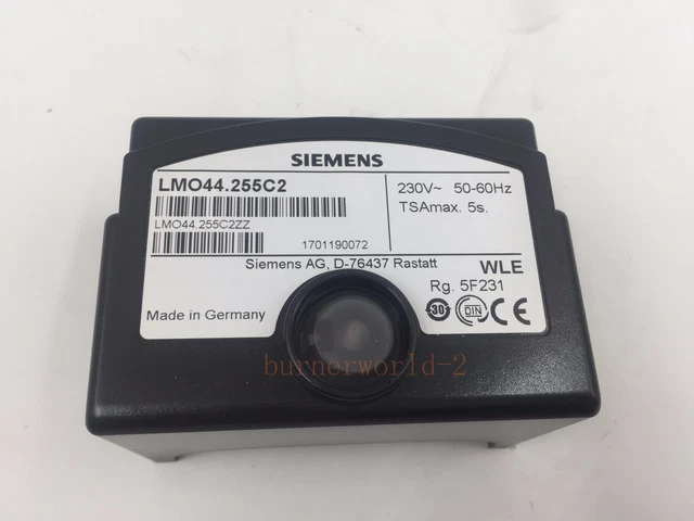 1PCS LMO44.255C2 SIEMENS Quemador Llama Detector Controlador para Quemador
