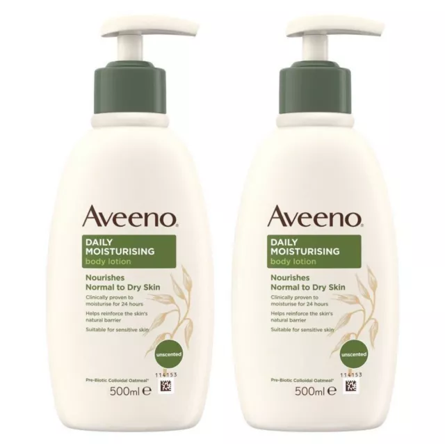 Aveeno Moisturising Cream 500Ml X 2