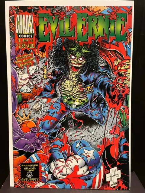 Evil Ernie vs The Super Heroes #1  Chaos Comics 1995 FN / VF