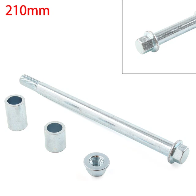 15mm 210mm + 2 Spacers Front Rear Back Axle For 125cc 140cc Dirt Bike