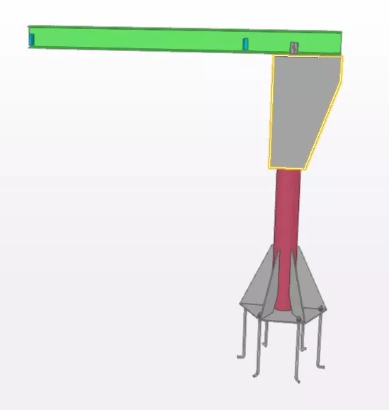2 Ton Jib Crane Full IFC Package - Files / Blueprints
