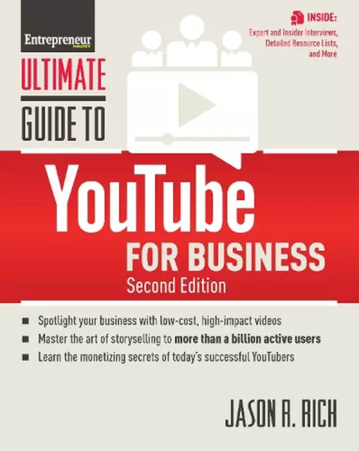 Ultimate Guide to YouTube for Business by Jason R. Rich (English) Paperback Book